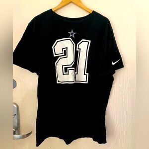 Nike Blue Tee Dallas Cowboys Ezekiel Elliott #21 Men’s XXL Athletic T-shirt